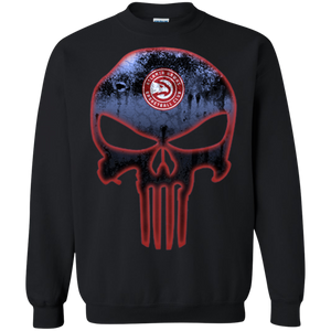 Atlanta Hawks Basketball The Punisher Skull Sweatshirt