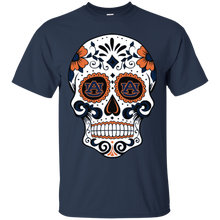 Load image into Gallery viewer, Auburn Tigers Sugar Skull T - Shirt For Men