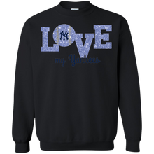 Load image into Gallery viewer, Glitter Love For New York Yankees Fans Sweatshirt