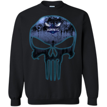 Load image into Gallery viewer, Charlotte Hornets Basketball The Punisher Skull Sweatshirt