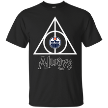 Load image into Gallery viewer, Deathly Hallows For Edmonton Oilers And Harry Potter Fans T - Shirt For Men