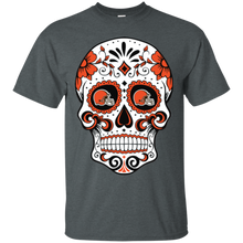 Load image into Gallery viewer, Cleveland Browns Sugar Skull T - Shirt For Men