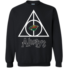Load image into Gallery viewer, Deathly Hallows For Minnesota Wild And Harry Potter Fans Sweatshirt