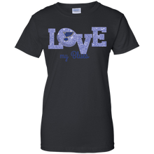 Load image into Gallery viewer, Glitter Love For St. Louis Blues Fans T-Shirt For Women