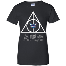 Load image into Gallery viewer, Deathly Hallows For Charlotte Hornets And Harry Potter T-Shirt For Women