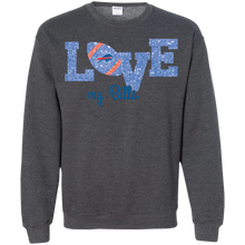 Load image into Gallery viewer, Glitter Love For Buffalo Bills Fans Sweatshirt