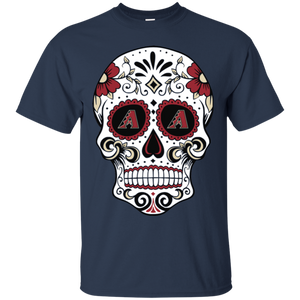 Arizona Diamondbacks Sugar Skull T - Shirt For Men