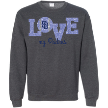 Load image into Gallery viewer, Glitter Love For San Diego Padres Fans Sweatshirt