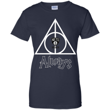 Load image into Gallery viewer, Deathly Hallows For Brooklyn Nets And Harry Potter Fans T-Shirt For Women