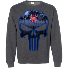 Load image into Gallery viewer, Detroit Pistons Basketball The Punisher Skull Sweatshirt