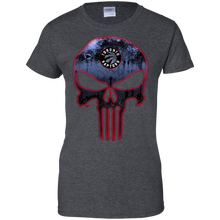 Load image into Gallery viewer, Toronto Raptors Basketball The Punisher Skull T-Shirt For Women