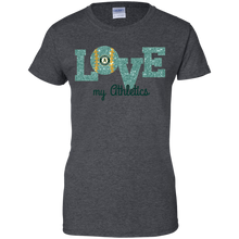 Load image into Gallery viewer, Glitter Love For Oakland Athletics Fans T-Shirt For Women