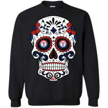 Load image into Gallery viewer, Texas Rangers Sugar Skull Sweatshirt