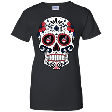 Load image into Gallery viewer, Cleveland Indians Sugar Skull T-Shirt For Women