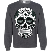 Load image into Gallery viewer, New York Jets Sugar Skull Sweatshirt