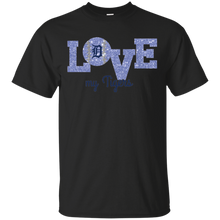 Load image into Gallery viewer, Glitter Love For Detroit Tigers Fans T - Shirt For Men