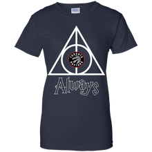 Load image into Gallery viewer, Deathly Hallows For Toronto Raptors And Harry Potter Fans T-Shirt For Women