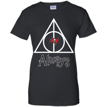 Load image into Gallery viewer, Deathly Hallows For Tampa Bay Buccaneers And Harry Potter Fans T-Shirt For Women