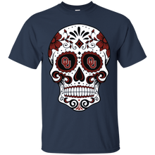 Load image into Gallery viewer, Oklahoma Sooners Sugar Skull T - Shirt For Men