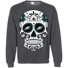 Load image into Gallery viewer, Philadelphia Eagles Sugar Skull Sweatshirt