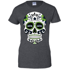 Load image into Gallery viewer, Seattle Seahawks Sugar Skull T-Shirt For Women