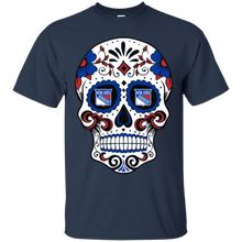 Load image into Gallery viewer, New York Rangers Sugar Skull T - Shirt For Men