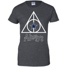 Load image into Gallery viewer, Deathly Hallows For Dallas Cowboys And Harry Potter Fans T-Shirt For Women
