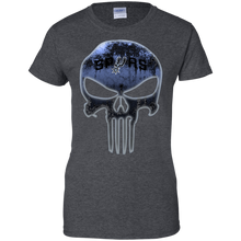 Load image into Gallery viewer, San Antonio Spurs Basketball The Punisher Skull T-Shirt For Women