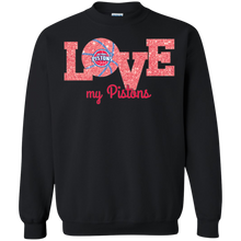 Load image into Gallery viewer, Glitter Love For Detroit Pistons Fans Sweatshirt