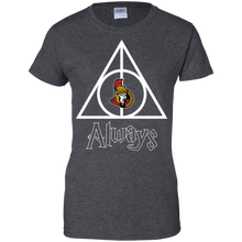 Load image into Gallery viewer, Deathly Hallows For Ottawa Senators And Harry Potter Fans T-Shirt For Women