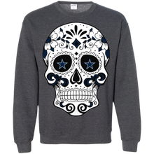 Load image into Gallery viewer, Dallas Cowboys Sugar Skull Sweatshirt