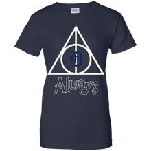 Load image into Gallery viewer, Deathly Hallows For Detroit Tigers And Harry Potter Fans T-Shirt For Women