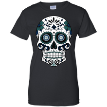 Load image into Gallery viewer, Seattle Mariners Sugar Skull T-Shirt For Women