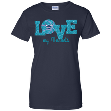 Load image into Gallery viewer, Glitter Love For Charlotte Hornets Fans T-Shirt For Women