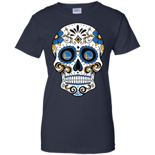 Load image into Gallery viewer, Golden State Warriors Sugar Skull T-Shirt For Women