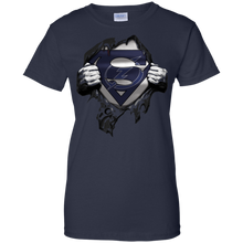 Load image into Gallery viewer, Shirt For Tampa Bay Lightning And Superman Fans T-Shirt For Women