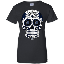 Load image into Gallery viewer, Detroit Tigers Sugar Skull T-Shirt For Women