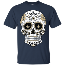 Load image into Gallery viewer, New Orleans Saints Sugar Skull T - Shirt For Men