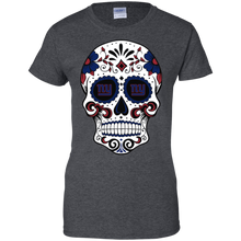 Load image into Gallery viewer, New York Giants Sugar Skull T-Shirt For Women