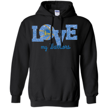 Load image into Gallery viewer, Glitter Love For Golden State Warriors Fans Hoodie Shirt