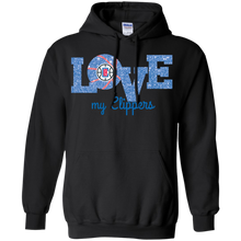 Load image into Gallery viewer, Glitter Love For La Clippers Fans Hoodie Shirt