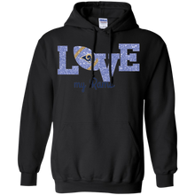 Load image into Gallery viewer, Glitter Love For Los Angeles Rams Fans Hoodie Shirt