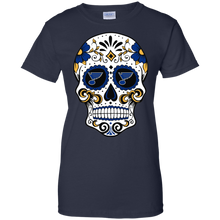 Load image into Gallery viewer, St. Louis Blues Sugar Skull T-Shirt For Women