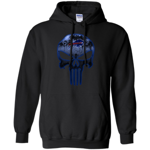 Buffalo Bills Football The Punisher Skull Hoodie Shirt