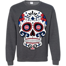 Load image into Gallery viewer, Detroit Pistons Sugar Skull Sweatshirt
