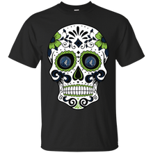 Load image into Gallery viewer, Minnesota Timberwolves Sugar Skull T - Shirt For Men