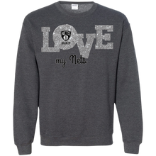 Load image into Gallery viewer, Glitter Love For Brooklyn Nets Fans Sweatshirt