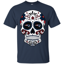 Load image into Gallery viewer, New England Patriots Sugar Skull T - Shirt For Men
