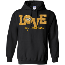 Load image into Gallery viewer, Glitter Love For Nashville Predators Fans Hoodie Shirt