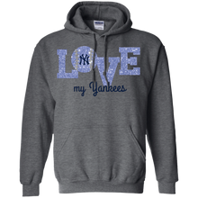 Load image into Gallery viewer, Glitter Love For New York Yankees Fans Hoodie Shirt